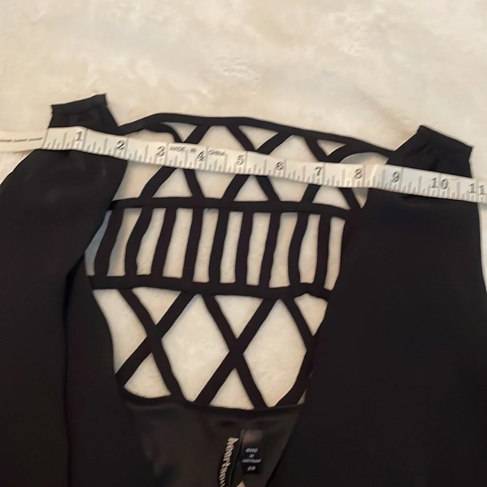 Black Lace Back Romper size XS - Picture 6 of 10